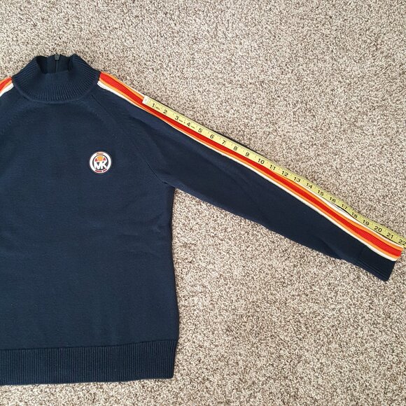 Exclusive Collab Michael Kors X Ellesse Merino Wool Mock-Neck Sweater Apres Ski - Picture 10 of 14